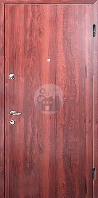 Стальная дверь для дачи, отделка ламинат-ДВ-852