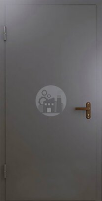 входная дверь в офисное помещение без утеплителя (нитроэмаль)-ДВ-934